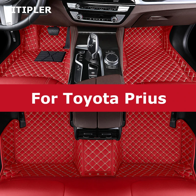 TITIPLER Custom Car Floor Mats For Toyota Prius 2th 3th W2 W3 2003-2015 Years Auto Carpets Foot Coche Accessories