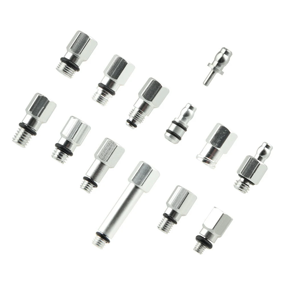 Aluminium Alloy Brake Connector Bleed Connector Set Brake Bleed Kit Multiple Connector Screws Suitable For Hydraulic Brakes