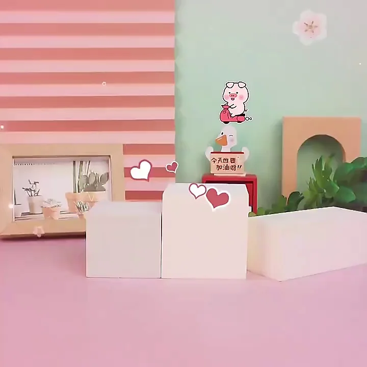 Lulu porco pi yo porco doce todos os dias caixa cega brinquedo caja ciega guess menina figuras bonito kawaii boneca modelo presente de aniversário caixa mistério