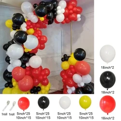 168pcs Red Black Latex Balloons Arch Garland Kit Set Birthday Party Decoration Baby Shower Inflatable Kids Toy Globos Supplies