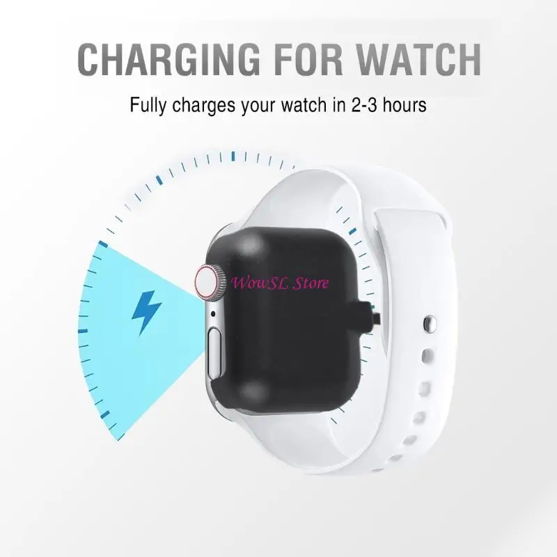

Power Adapter Cradle Dock Bracket Base for Watch HW18 for Smartwatch Portable USB Fast Charging Cable HX5E