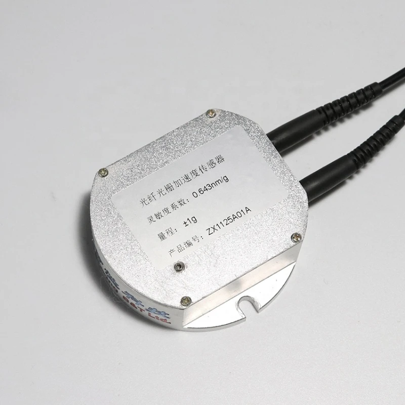 

FBG Fiber Bragg Grating Accelerometer Vibration Sensor