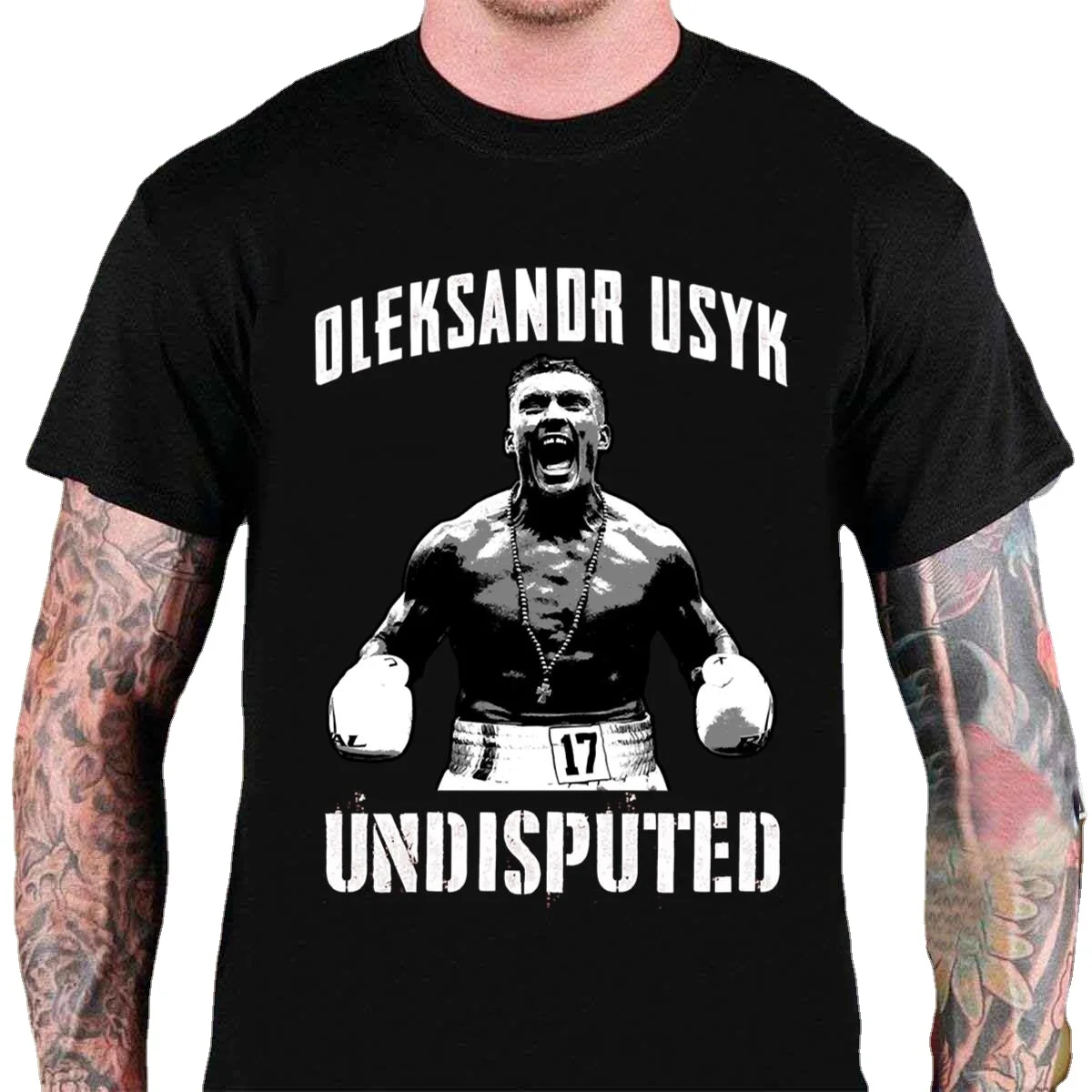 

Heavyweight Boxing Champion Oleksandr Usyk Undisputed T-Shirt 100% Cotton O-Neck Short Sleeve Casual Mens T-shirt Size S-3XL