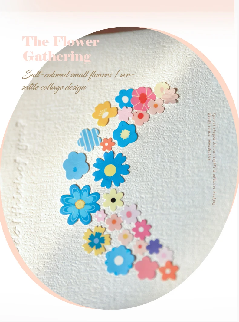 1–4 Rollen Washi-Tapes mit minimalistischem Blumenmotiv, Scrapbooking-Aufkleber, Material, perfekt für Journaling, DIY-Scrapbooking-Zubehör – Detail 8