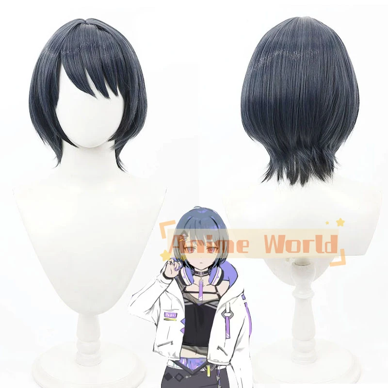 Virtual YouTuber VTuber Koshimizu Toru Cosplay Wig Synthetic Hair Heat Resistant Halloween Role Play Party