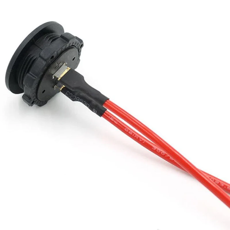 Auto Motorfiets Waterdichte Led Digitaal Display Voltmeter 12V-24V Dc (Groen)