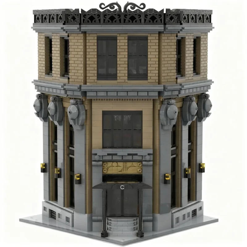 5077pcs MOC John Wick Continental Hotel Model Building Blocks Toy Construction Christmas Gifts Creative Birthday Kids Idea DIY