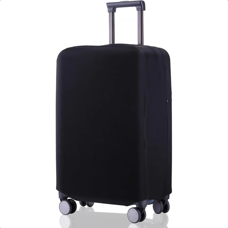 

Travel Lage Cover Suitcase Protector ScratchResistant Fit 1931 Inch Suitcase Not Included Suitcase Black S(1921inch )