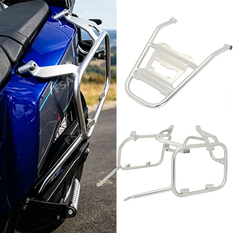 

Motorcycle Panniers Rack Frame Saddlebag Side Bracket Top Rear Case Box Rack For Yamaha Tenere 700 Tenere700 t700 t7 2019-2023