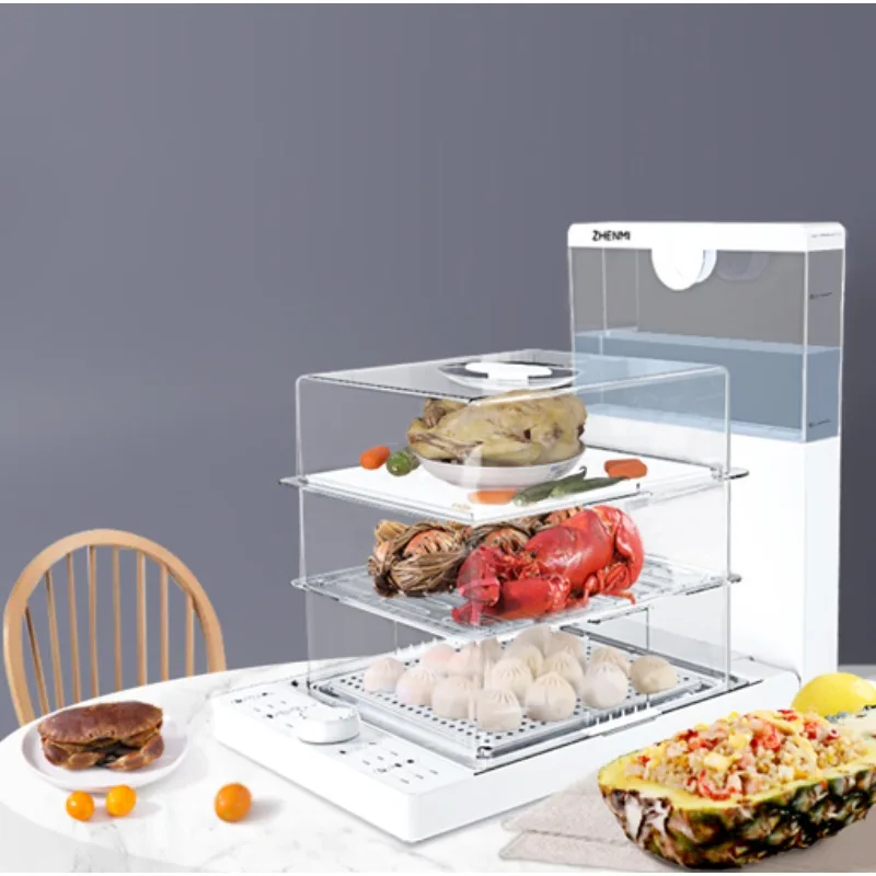 

Z1 Electric Food Steamer with Foldable and Transparent Design