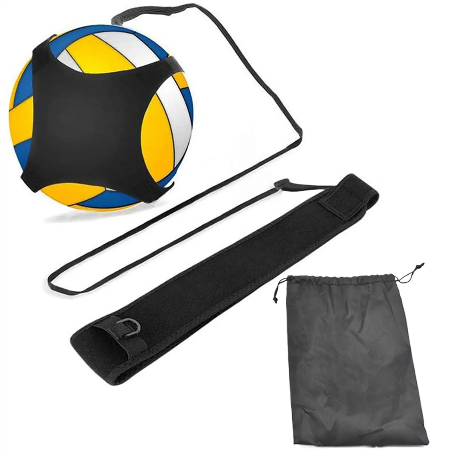 Volleyball Rebound Trainer Serving Practice Equipment for Beginners, Outdoor Gym Backyard Training Tool