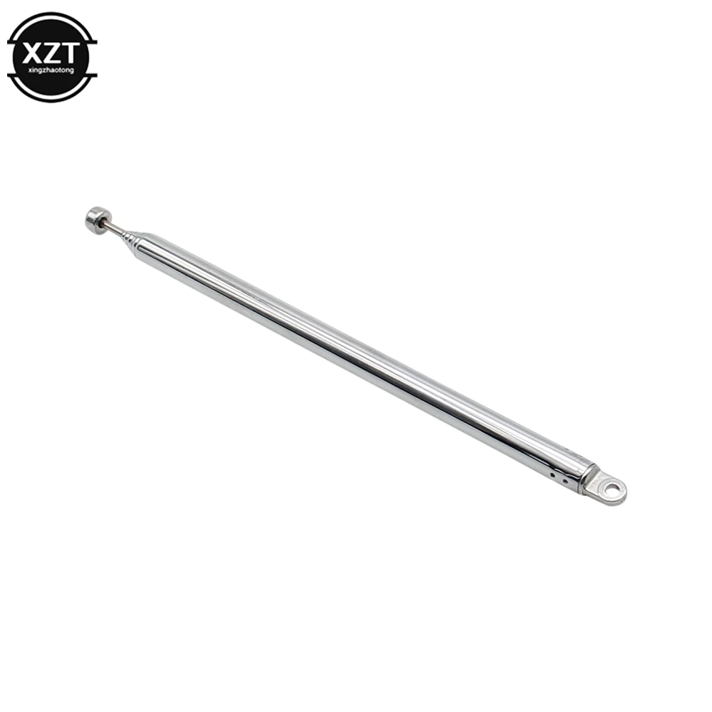 7 Section Replacement Telescopic Aerial Antenna TV Radio DAB AM/FM Universal Telescopic Aerial Antenna length 740mm