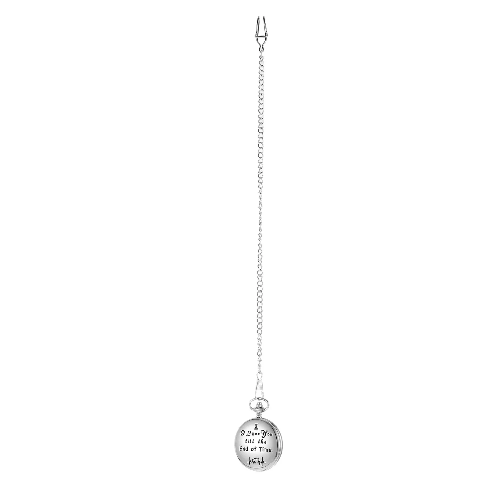 Vintage Pocket Watch with Chain Retro Hanging Watch Precise Timekeeping Exquisite Craftsmanship Decorative Men Women Universal