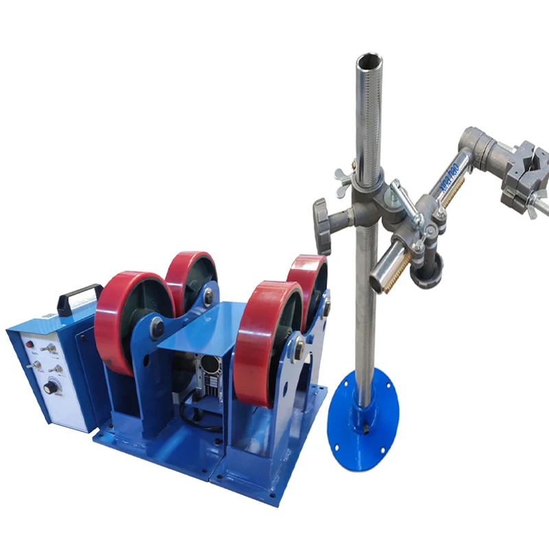 XH-1TA Welding Rotator Turning Rolls Load Bearing 1000KG Adjustable Torch Stand Support Rotator Pipe Welding Roller Positioner