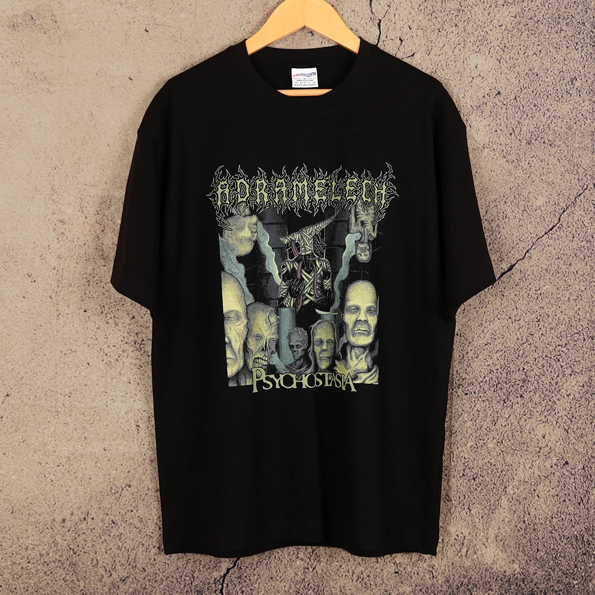adramelech-psychostasia-tシャツ-90s-デスメタルバンドデーモンイービルスカルバンドロックレトロ半袖プリントメンズトップシャツ