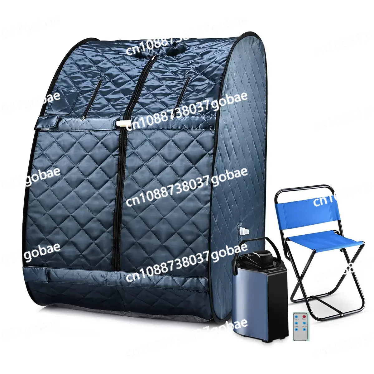 Portable Steam Sauna for Home Spa  Tent Sauna Box with 3L Steamer Remote Control Comfortable Sauna Room