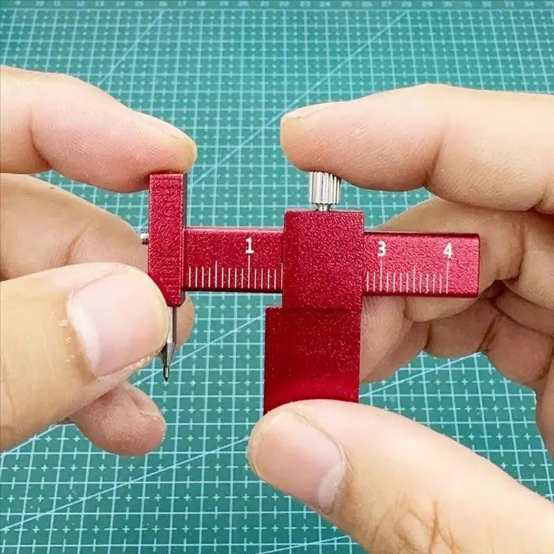 New Model Equidistant Scribing Ruler Parallel Scribers Create Contour Positioning Scale Auxiliary Ruler Tools