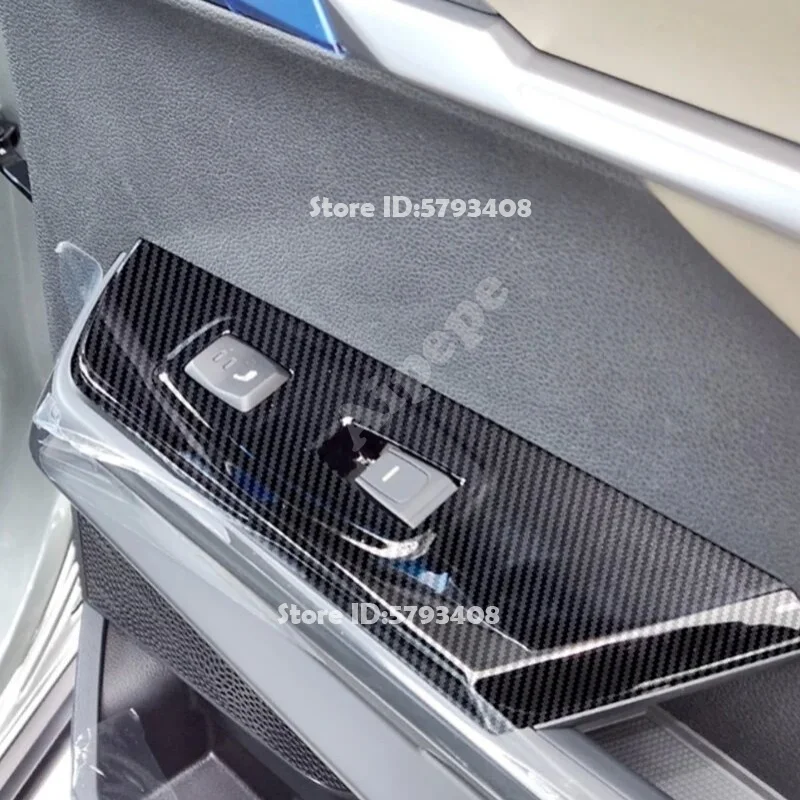 LHD for SsangYong Torres 2022 2023 2024 Interior ABS Carbonfiber Accessories Window Switch Cover Gear Shift Panel AC Vent Cover