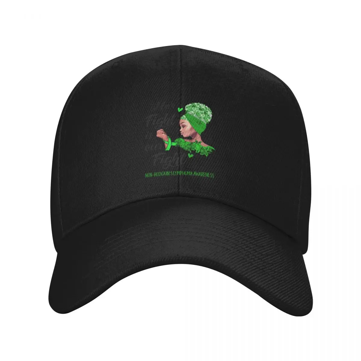 Non-Hodgkin's Lymphoma Awareness - Her Fight is Our Fight Baseball Cap derby hat western Hat Golf Wear Hats For Men Women's