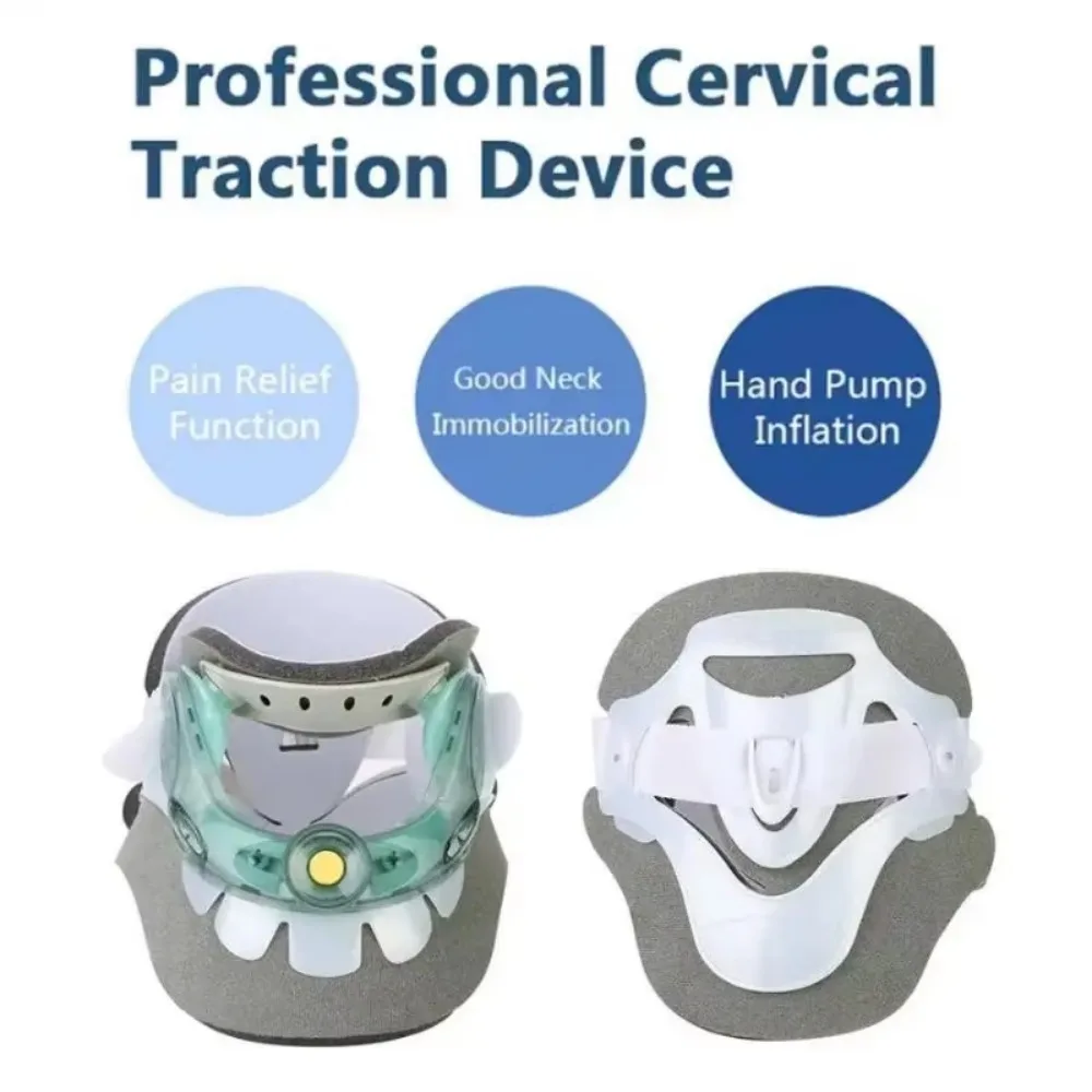 Hals Hals Traktion gerät Hals Trage Wirbelsäule Haltung Korrektor Halskragen Anpassung Hals Unterstützung Muskel Schmerz linderung