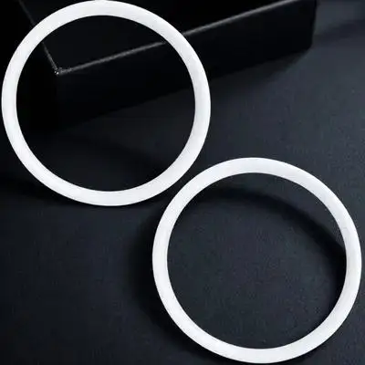 

2Pcs Round Handbag Handle Circular Bag DIY Handle Acrylic Replacement for Handbags Clutch Purse Decorative Carrying Bag