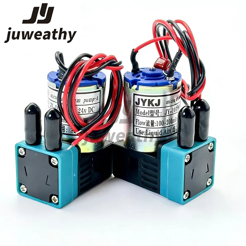 1PCS JY-100A Micro Diaphragm Pump 24V 3W 100-200ml/min Ink Pump for Inkjet Printer/Plotter