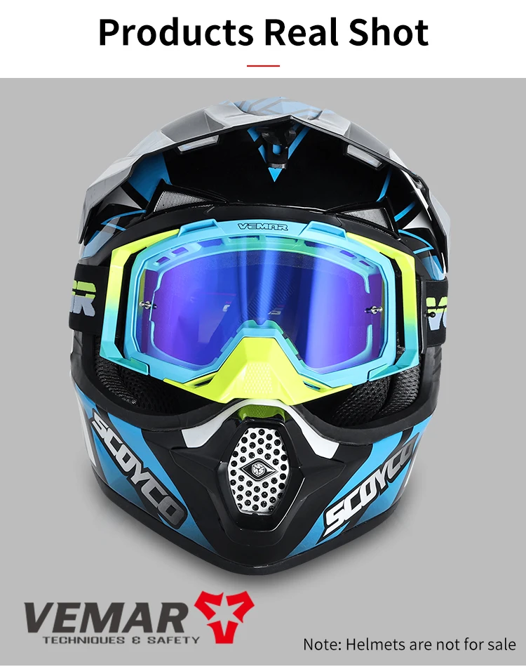 

Очки для внедорожного шлема для мотокросса HD, противотуманные очки для езды на велосипеде, мотоциклетные очки, ветрозащитные, пылезащитные, противоударные линзы для ПК для вентиляции