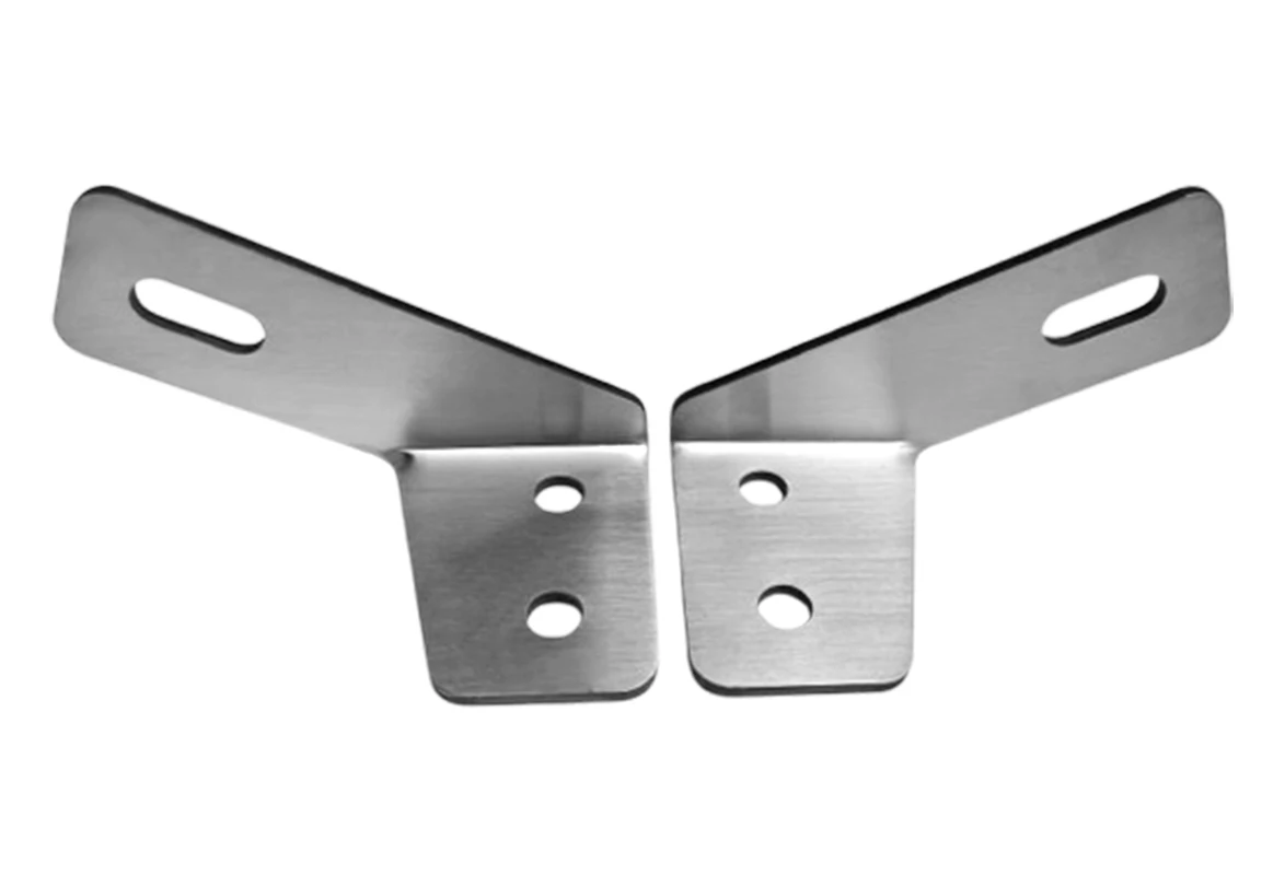 Right and Left Side Broken Fender Saddlebag Rail Support Brackets Strut Stainless Steel Compatible with Harley Touring 1985-2008