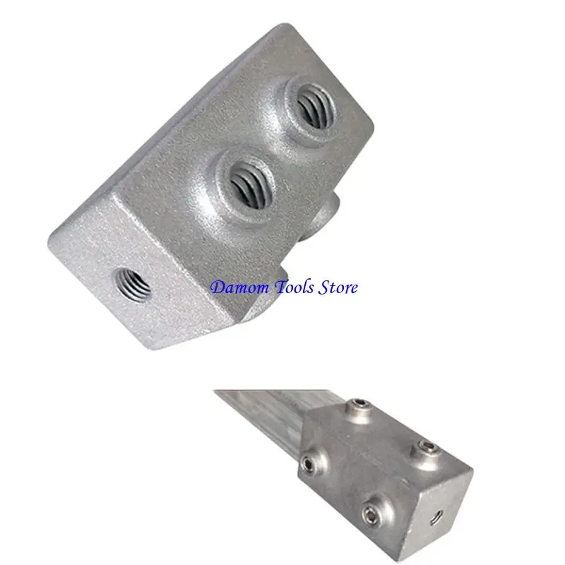 57BE 25X25mm Square Tube Fixed Joint Storage Rack Connector Accessories Enduring
