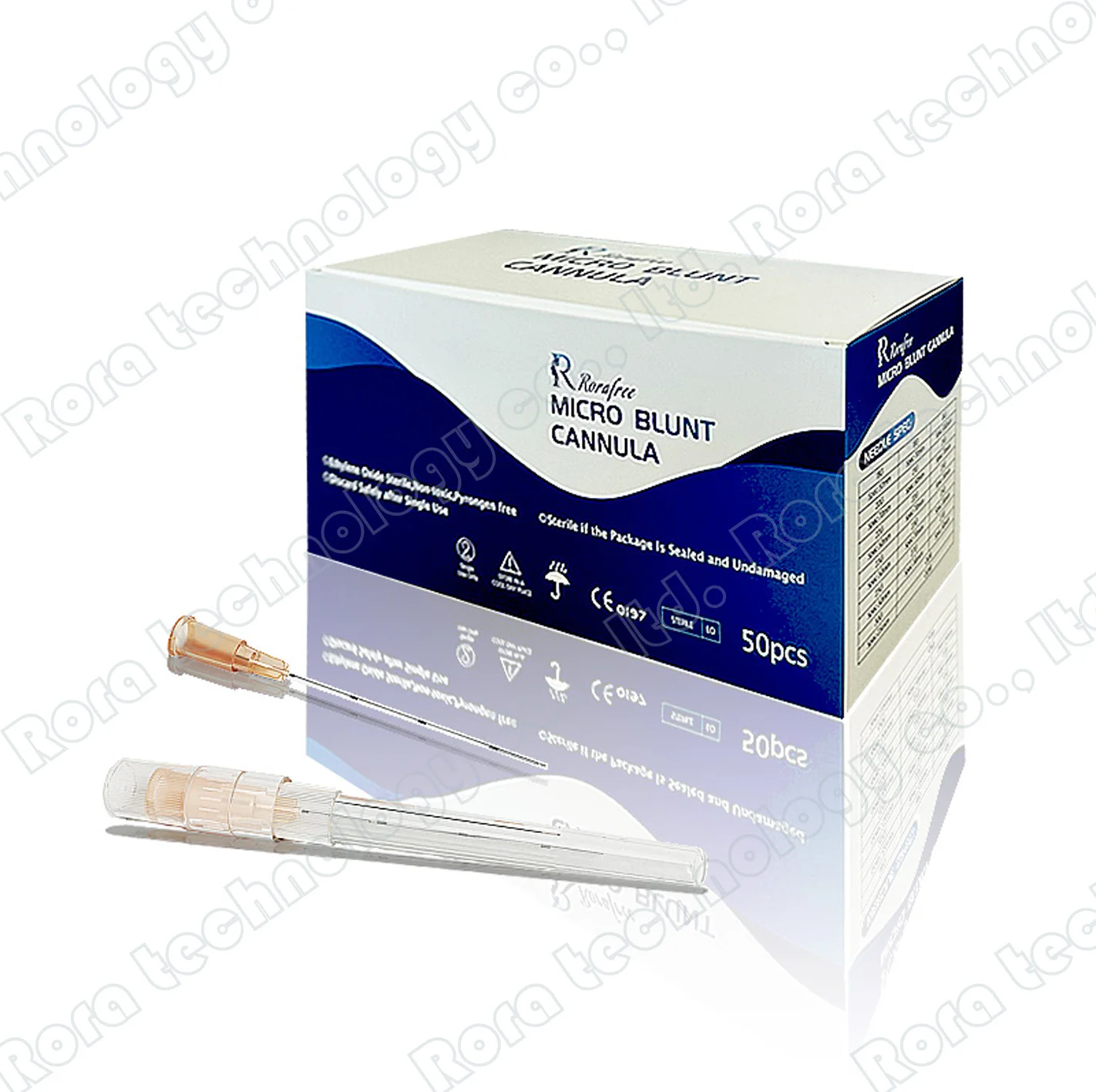 Blunt Tip Micro Cannula Needle for Injectable Hyaluronic Acid Fillers