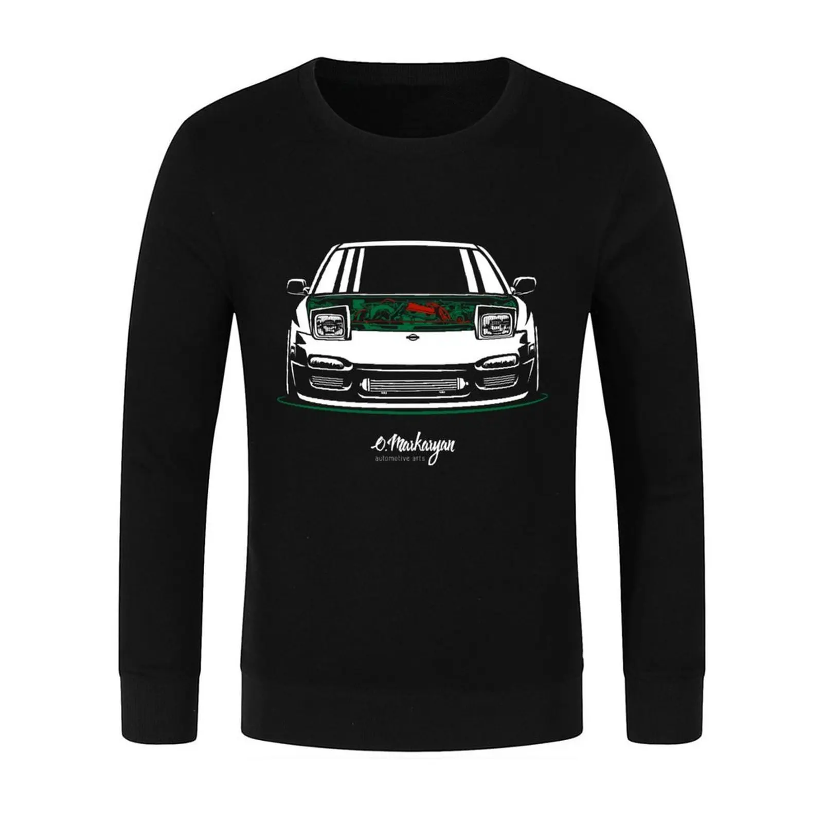 200SX / 180SX / 240SX / سيلفيا البلوز الرجال قميص العرق مجموعة رياضية أنيمي الملابس الملابس الكورية الخريف البلوز