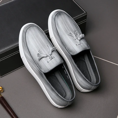 Zapatos De Hombre, мужские лоферы без шнуровки с кисточками, удобная мужская кожаная обувь, повседневная обувь, модные туфли-оксфорды, большой размер 38-47