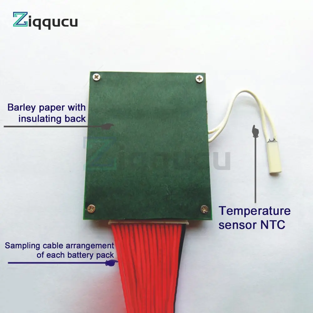 Scheda di carica batteria al litio agli ioni di litio 10S 30A 36V BMS 18650 con bilanciatore di protezione PCM 10S BMS Circuito di ricarica