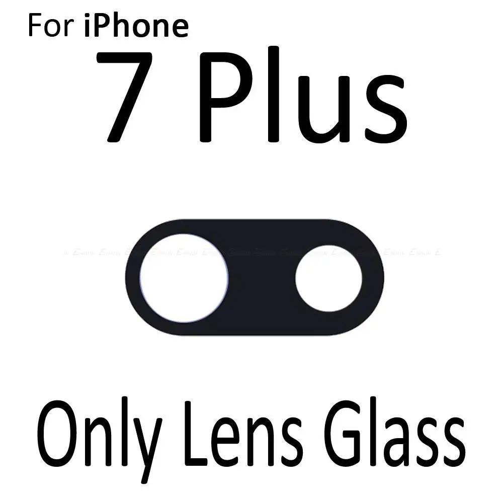 5pcs\lot Back Rear Camera Glass Lens With Adhesive For iPhone 6 6S 7 8 Plus X XS 11 12 mini 12 Pro Max Repair Parts