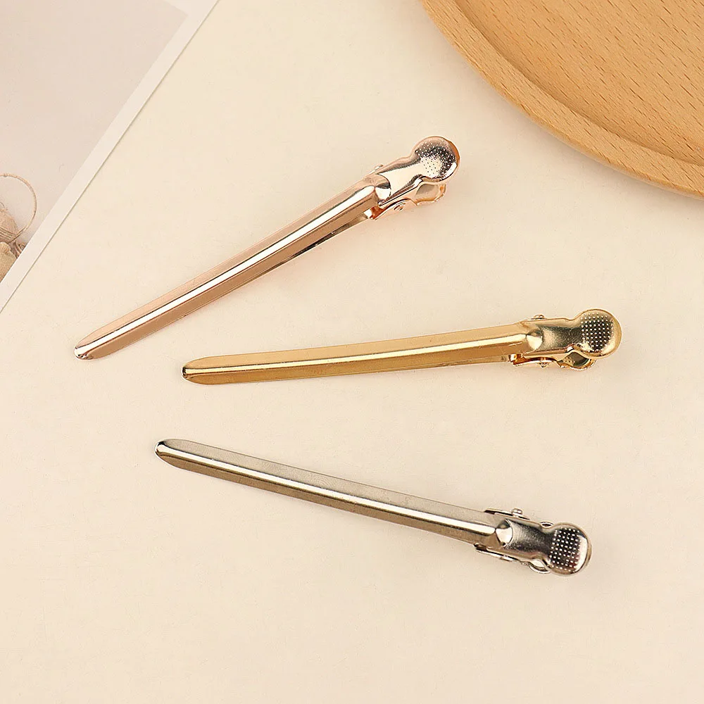 10cm Professional Makeup Clip Salon Hairdressing Tools Ladies No Bend Hair Clips Curl Hairclip No Crease Hair Pin Styling Tool