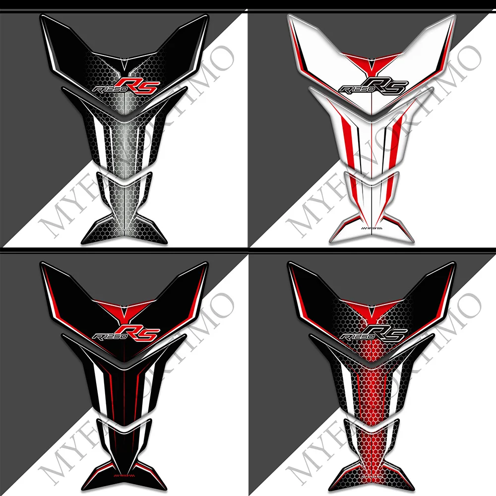 For R1250RS R 1250 RS R1250 Motorcycle Tank pad Gas Fuel Oil Kit Knee Fish Bone Anti-scratch Protection 3D Stickers Decals