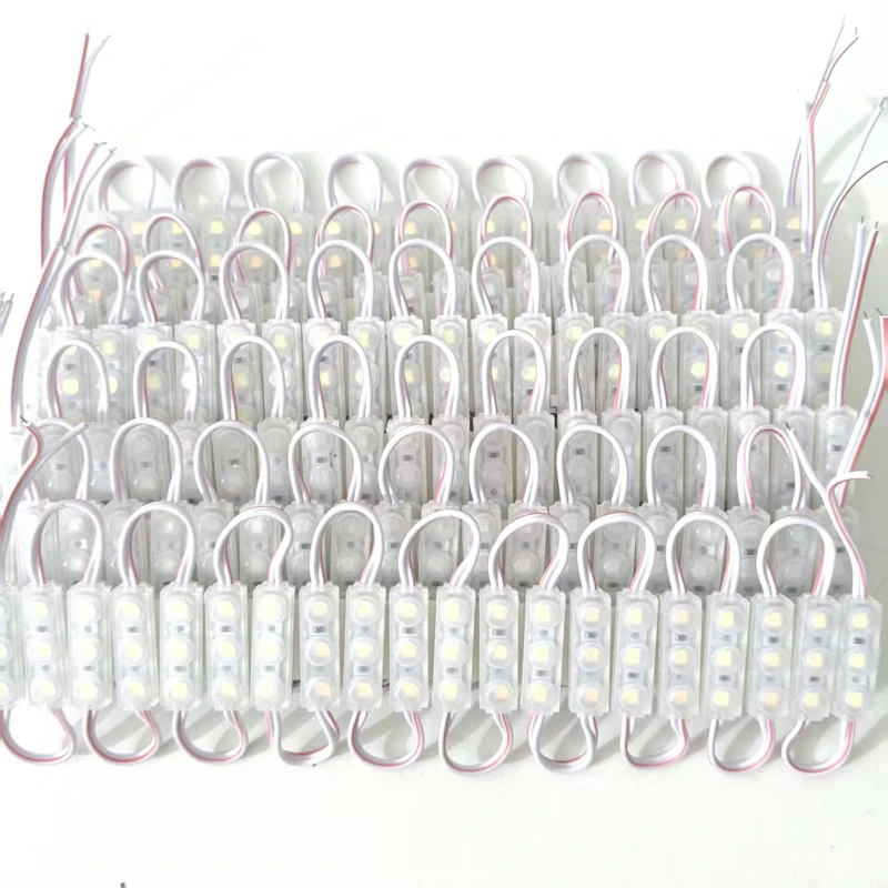 200 pz DC12V 2835 3LED Modulo Iniezione Esterna Impermeabile IP67 Luce di Striscia per Negozio Cartello Pubblicità Segno Lettera Decor