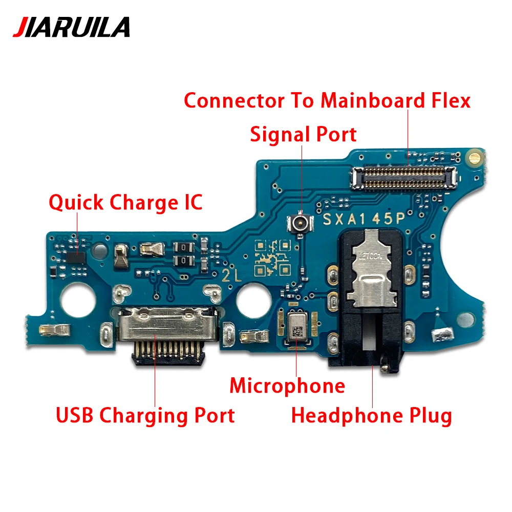 Testowany pod kątem Samsung A04E A04 Core A05 A05S A14 4G A145P A14 złącze dokowania USB do ładowania portu Flex kabel z Micro