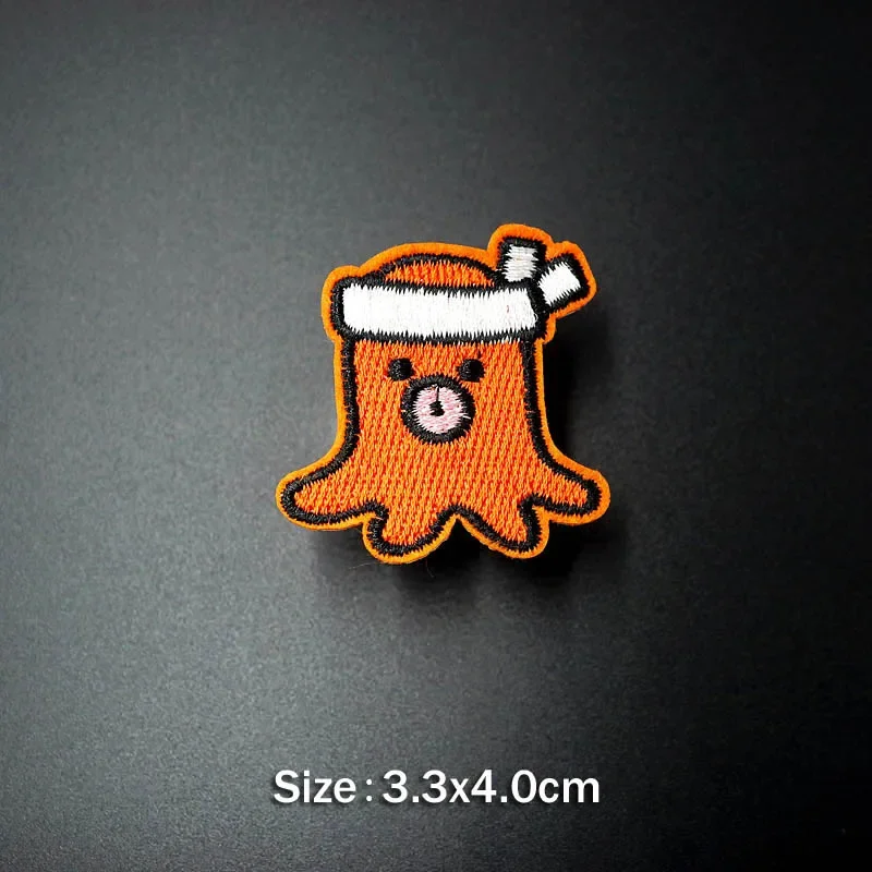 Sushi Fish Bean Wine DIY Cloth Badges Mend Decorate Iron On Patch Clothes Apparel Sewing Decoration Applique Sew On Patches