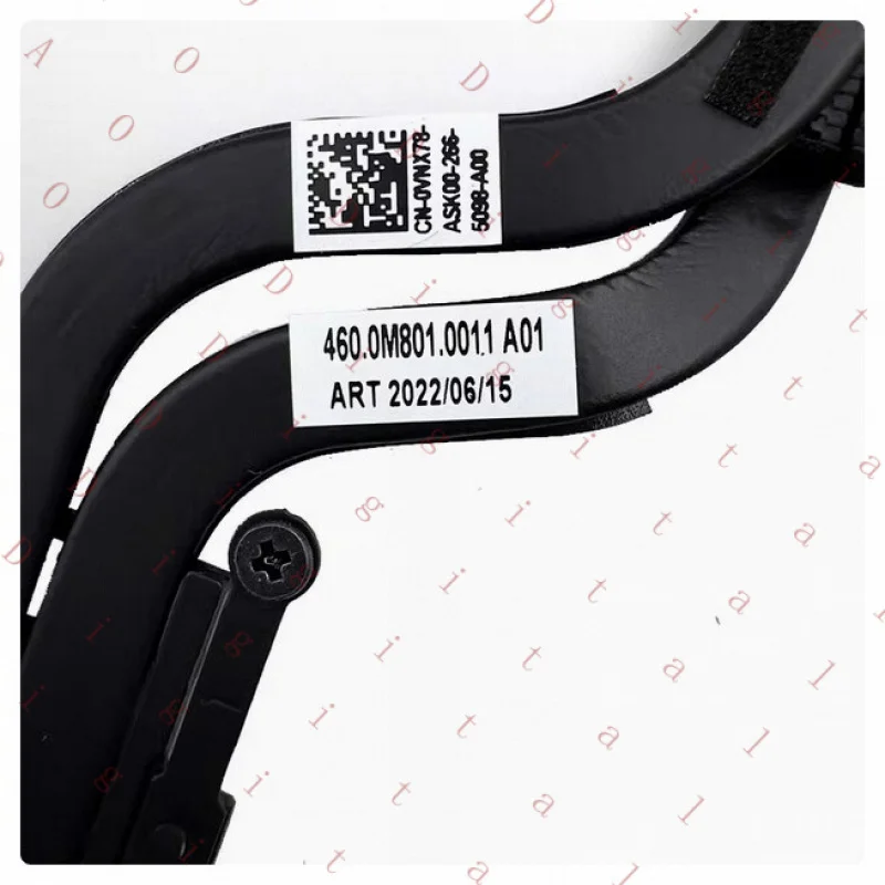 

LL For Dell Latitude 5320 Laptop Cooling Heatsink Copper Pipe 0VNX78 VNX78