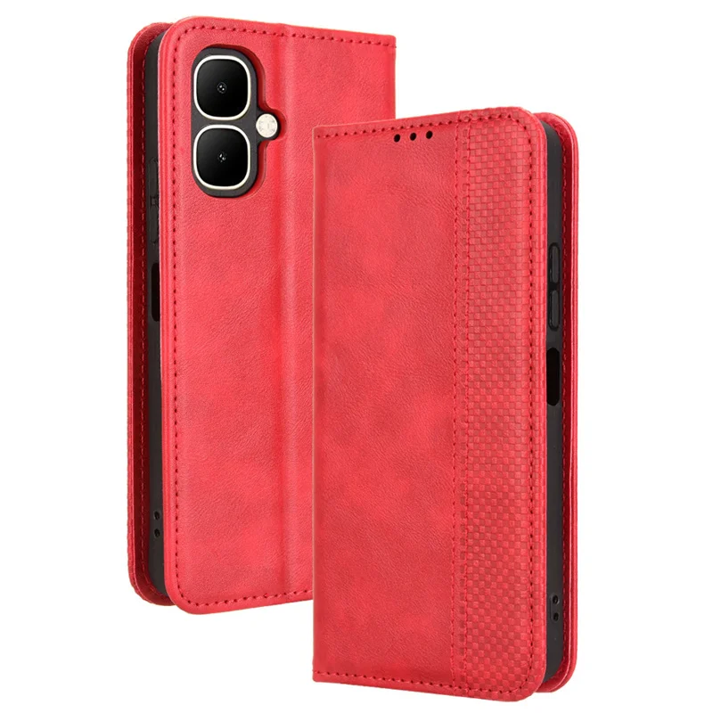 ل انفينيكس الذكية 10 4G X6725 غطاء فاخر محفظة جلدية فليب المغناطيسي الامتزاز الكامل حامل الحال بالنسبة Tecno Pop10 4G أكياس الهاتف