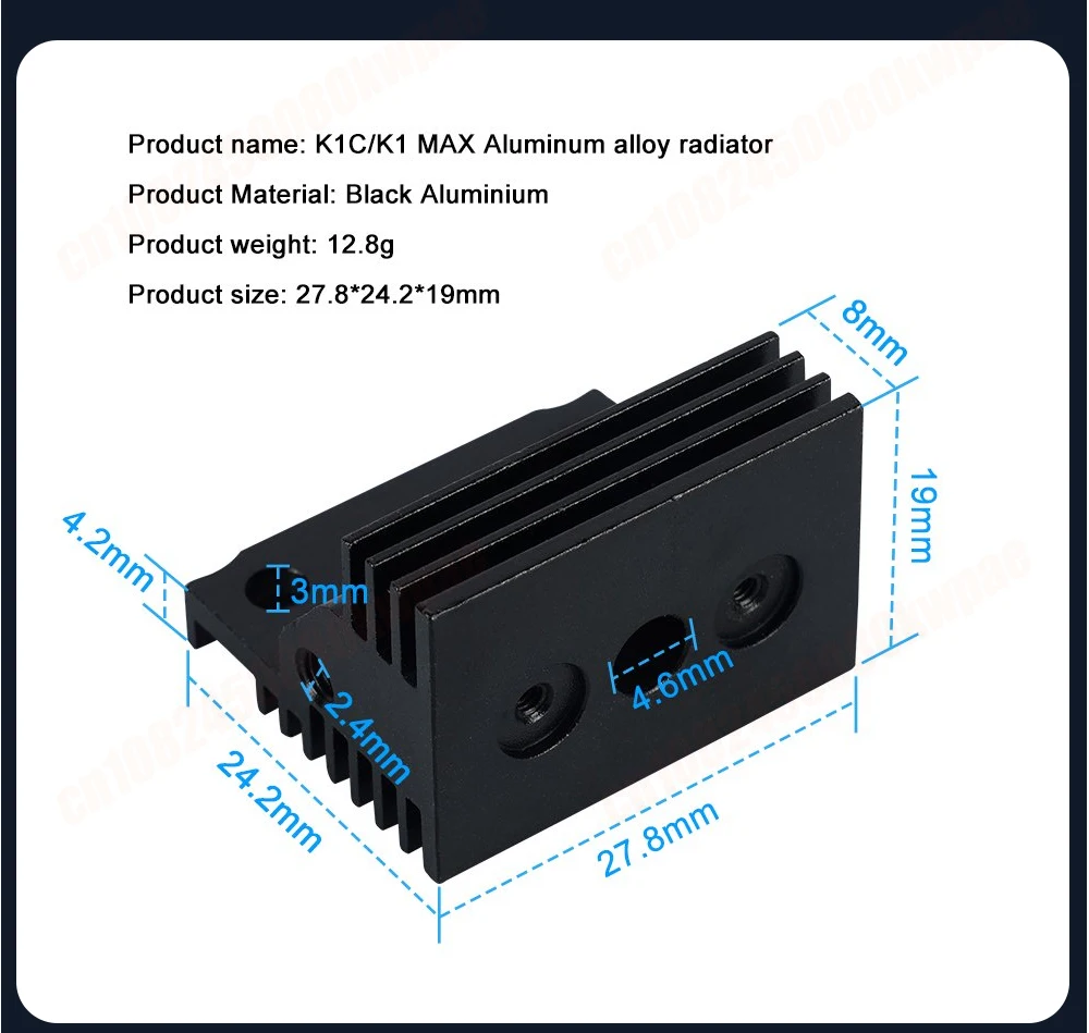 2025 neue Hotend Für Creality K1C/K1/K1 MAX Keramik Heizblock Kit Wärme Bruch Widerstand Quick-Swap Düse Set 3D Drucker Teil – Detail 11