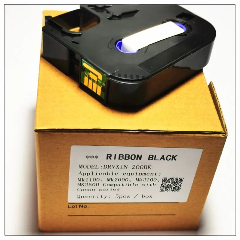 

mk2600 high-speed printing compatible ink ribbon DR-12BI black cartridge for cable ID printer m-1pro 11,mk2500,m-1pro,mk2100