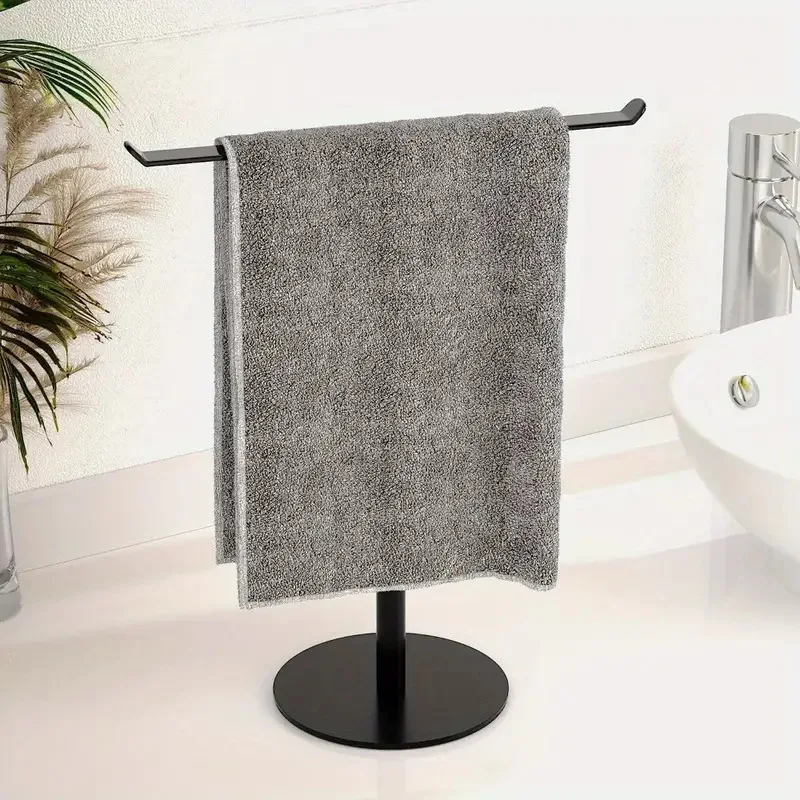

T-Shaped Upright Towel Bar with Round/Square Bottom for Home Hotel & Bathroom - New Design