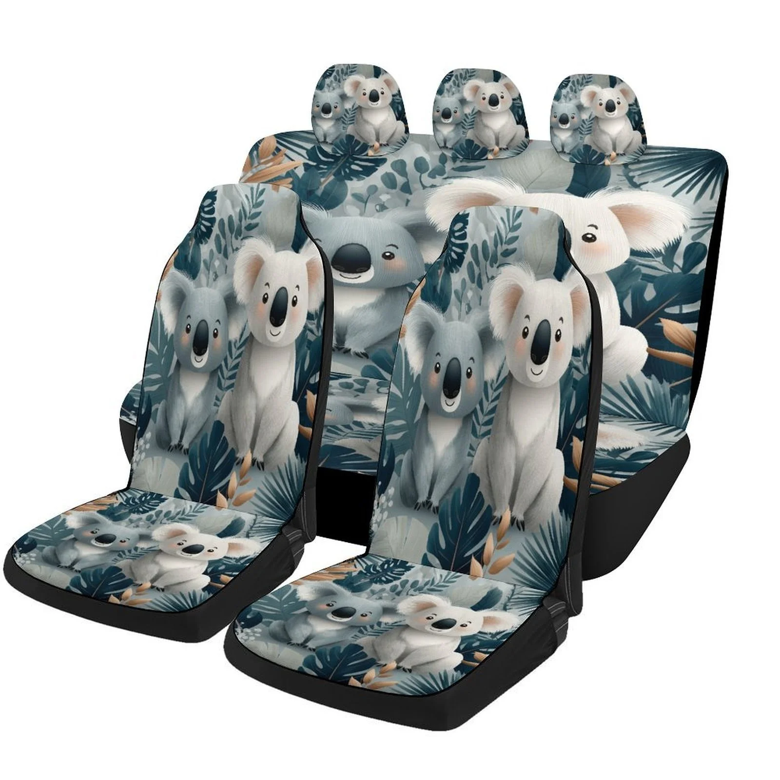 Koala Friends Has Created A Car Seat Cover Set Suitable For Various Vehicles, Featuring High-Quality And Comfortable Protectors