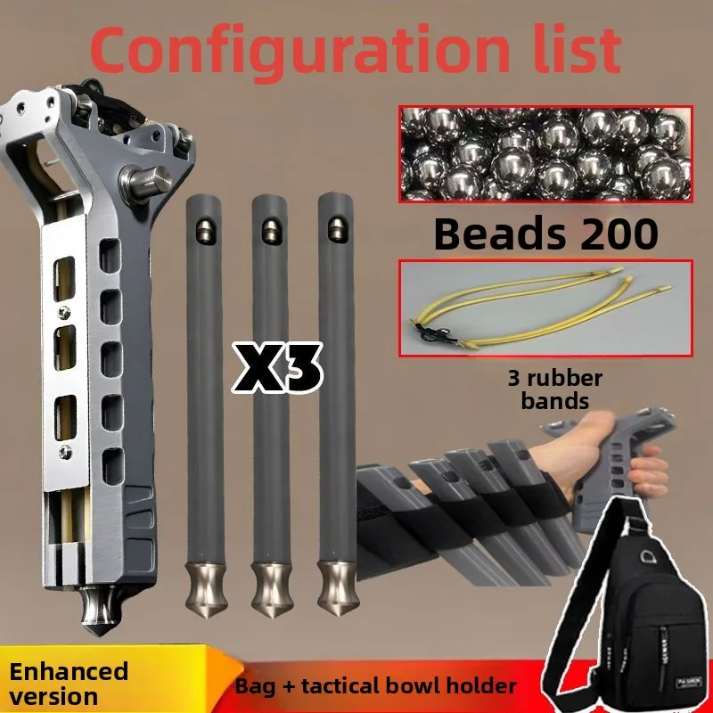 Automatic Slingshot Adult Outdoor Shooting Competition Specialized Slingshot Toy HALF METAL HALF PLASTIC 3D Print Sling Shot