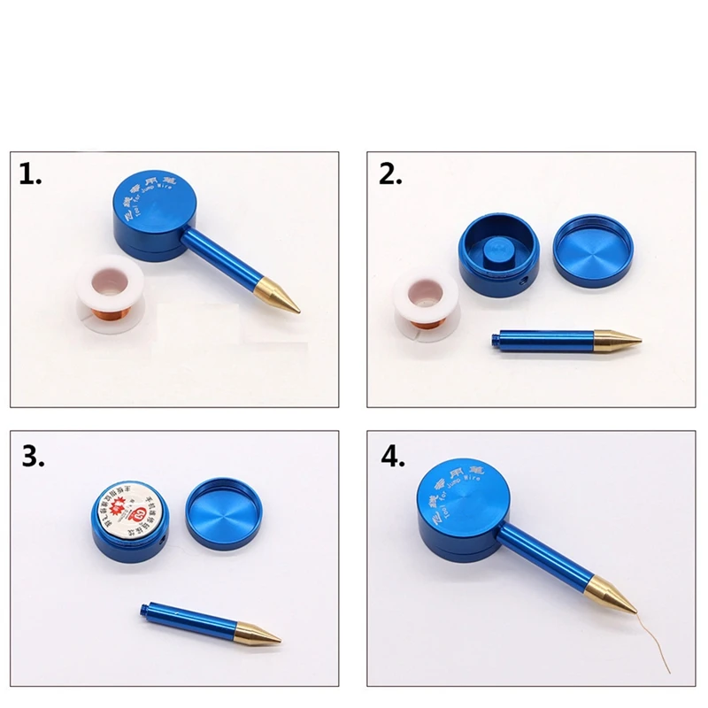 Chip Jumper kawat pena untuk 0.02Mm PCB Link garis gulungan PCB pengelasan solder perbaikan