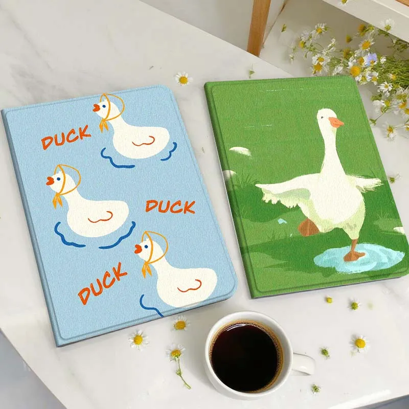 

Anime Duck Design Pattern Tablet Case For Samsung Galaxy Tab A A7 A8 A9 A11 S6 S11 Lite Plus 10.1 10.4 10.5 Inch