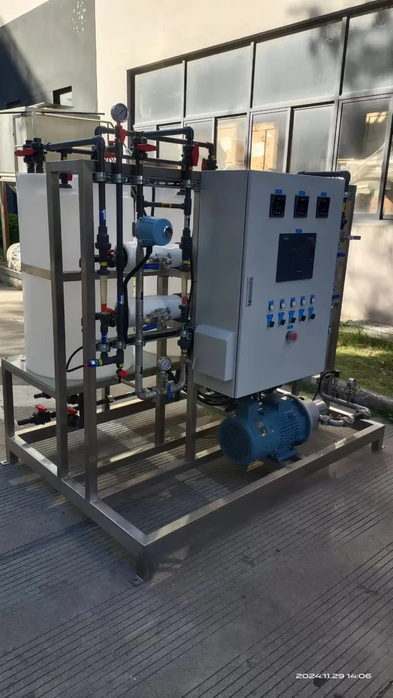 Impianto di trattamento dell'acqua ipersalina Capacità 150.000TDS con recupero di cristallizzazione