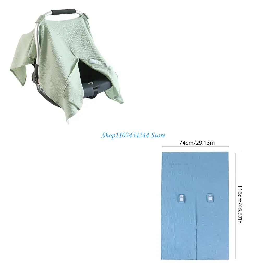 

Baby Carrying Basket Cover Soft and Comfortable Cotton Fabric Protective Sleeve Easy Installation for Daily Use